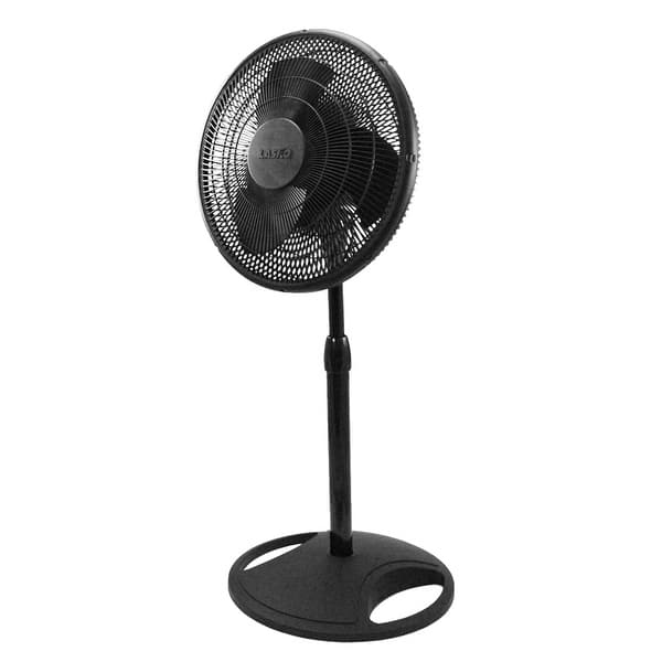 Lasko 2521 16" Oscillating Pedestal Fan Black Bed Bath & Beyond 14683834